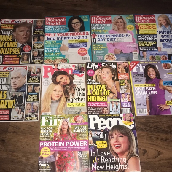 💕😻 BRAND NEW TAYLOR SWIFT 10 New magazines JUST FOR YOU PEOPLE WOMEN’S WORLD - Picture 10 of 17